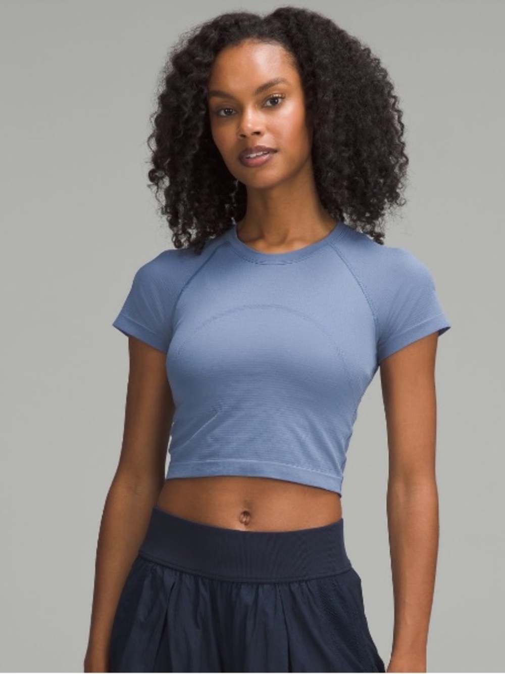 Lululemon Swiftly Tech Cropped Short-Sleeve
Shirt 2.0 | size 8